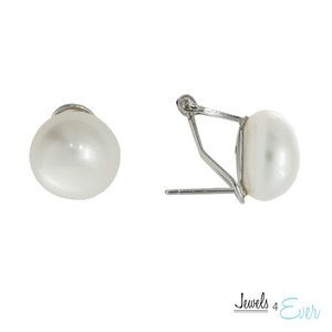 925 Silver Genuine Freshwater Pearls Earrings